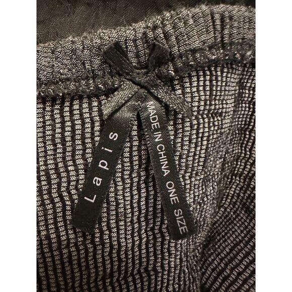 Anthropologie Lapis Boho Black Strapless Maxi Dress Size Medium - Picture 3 of 3